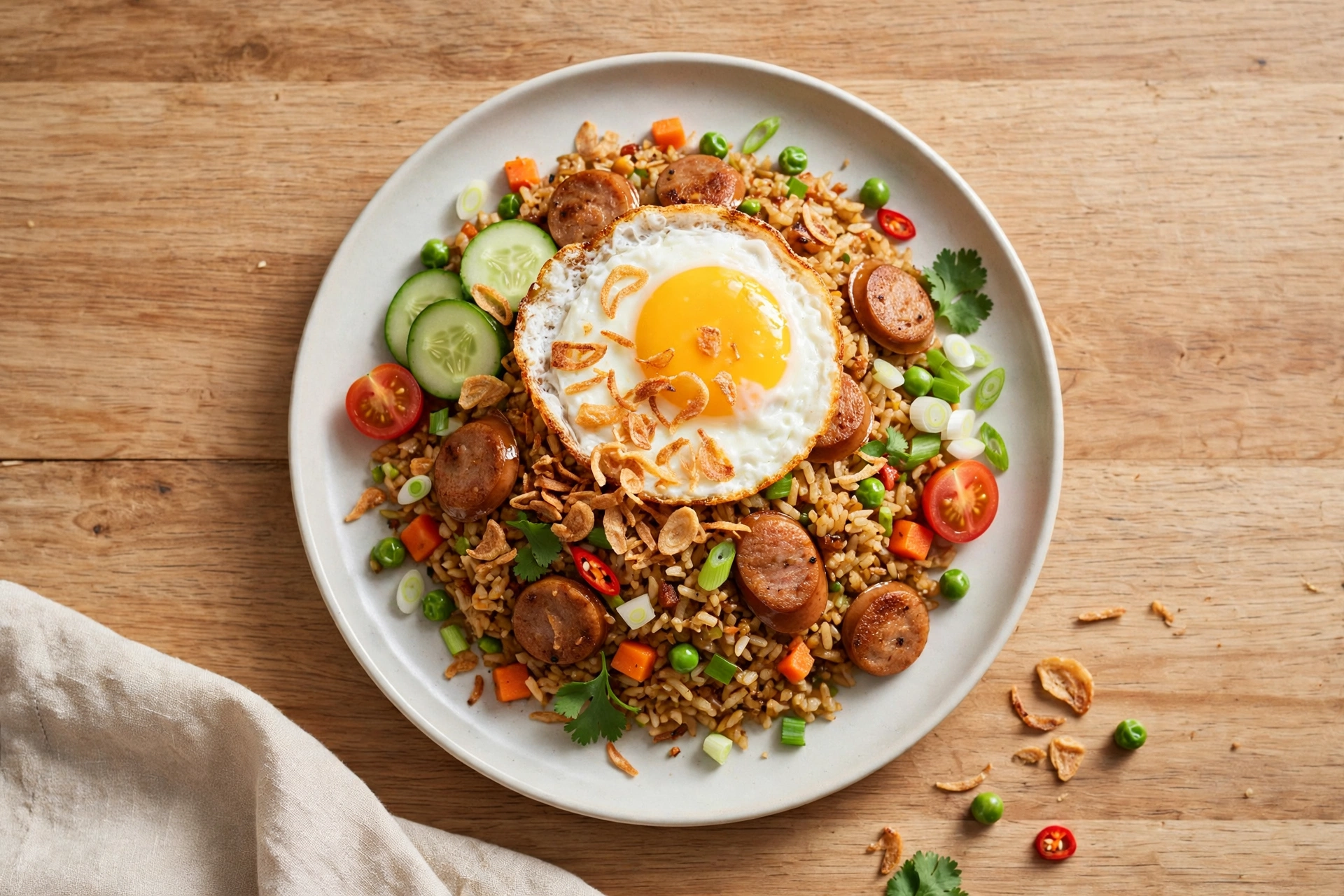 Nasi goreng Sosis ORTEGA